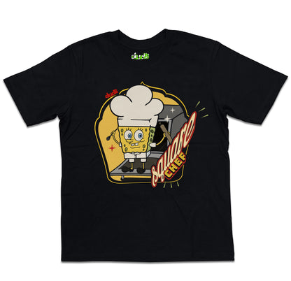 Dudli Playful Graphic Tshirts - Chefy - Square Chef - Pastry - oversized_fit