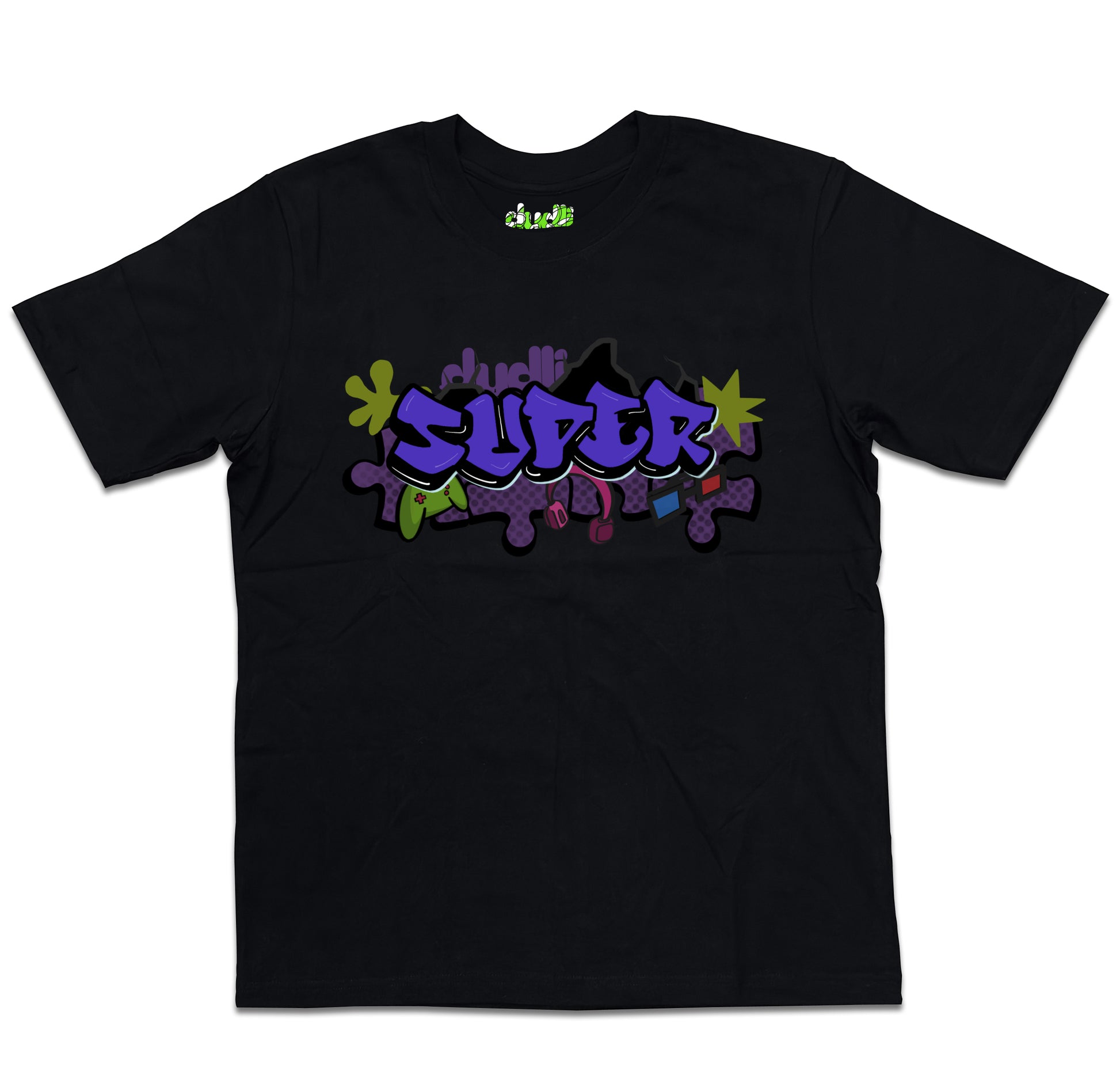 Dudli Playful Graphic Tshirts - Graffitti - SUPER - Jammy - oversized_fit