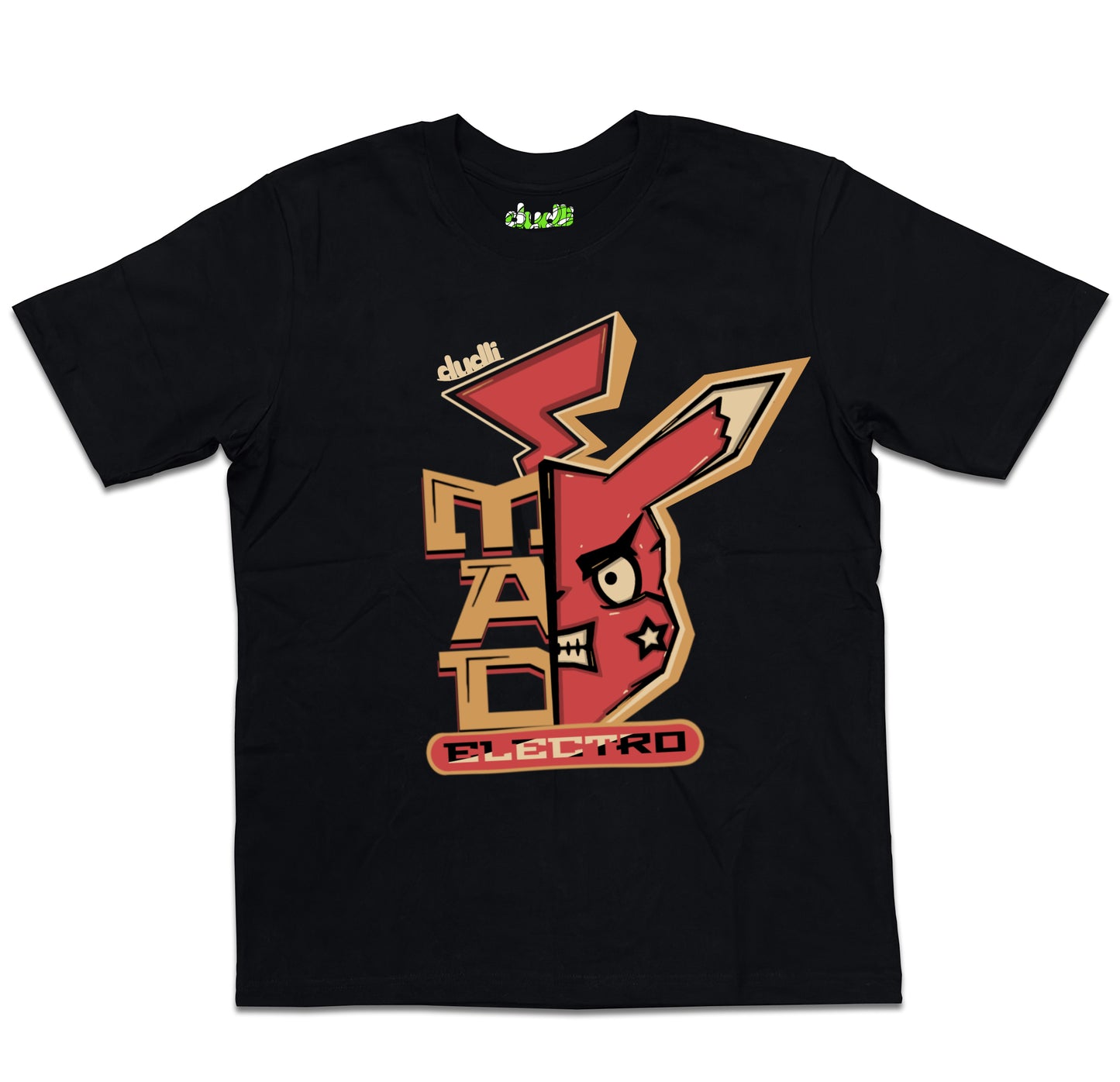 Dudli Playful Graphic Tshirts - Reimagined - Mad Electro - oversized_fit