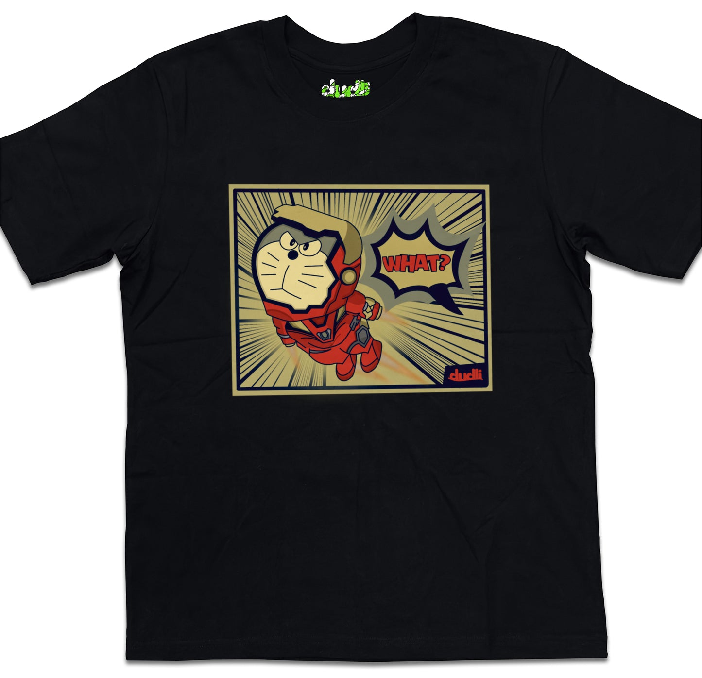 Dudli Playful Graphic Tshirts - Reimagined - What? - oversized_fit