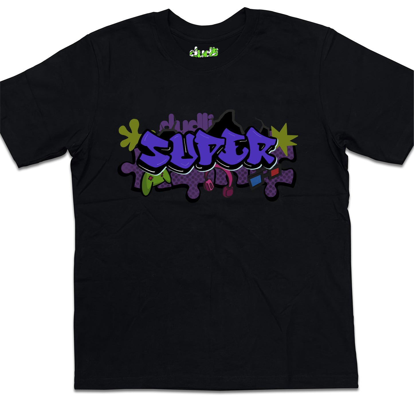 Dudli Playful Graphic Tshirts - Graffitti - SUPER - Jammy - oversized_fit