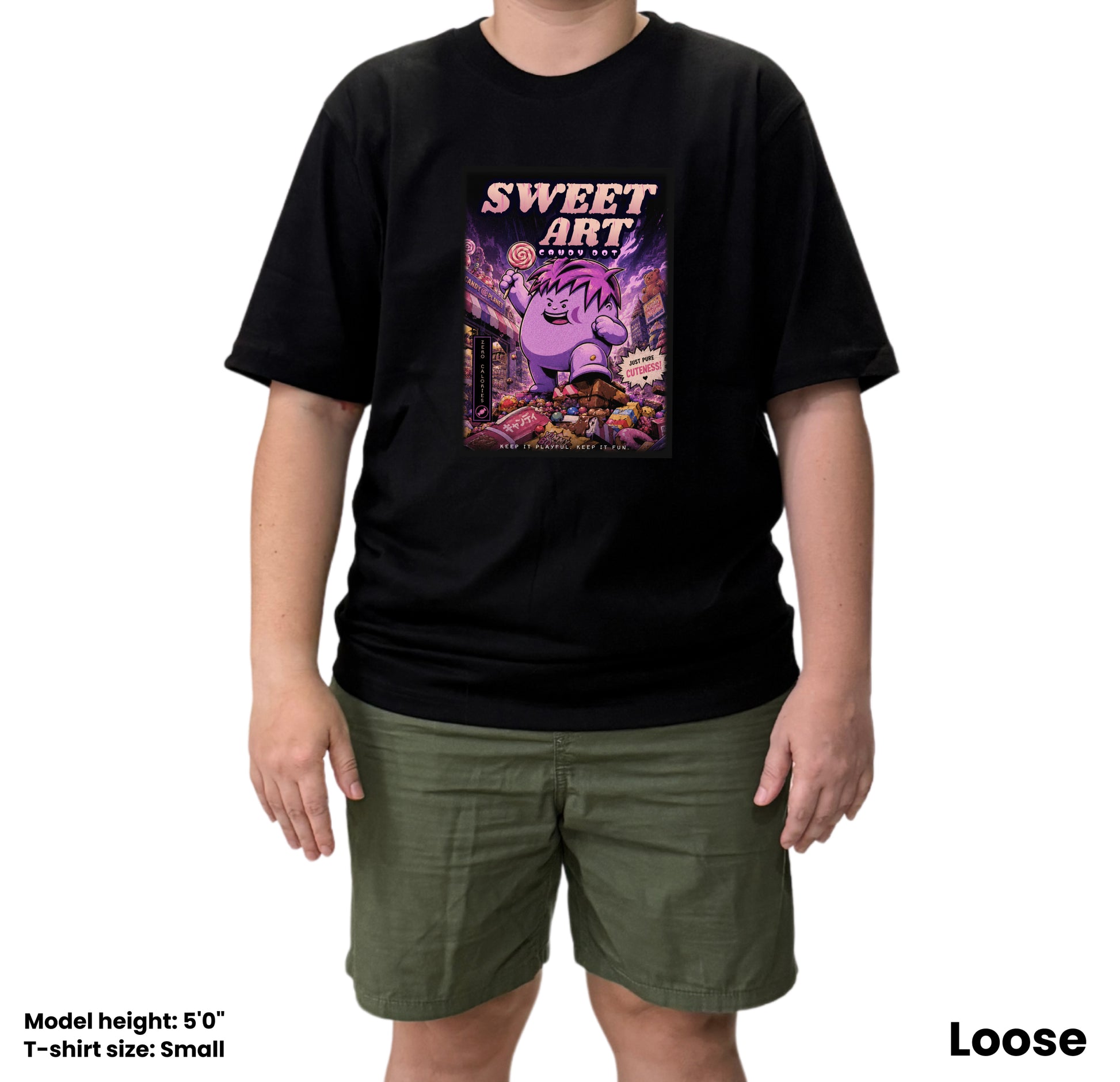 Candy Dot Anime oversized_fit