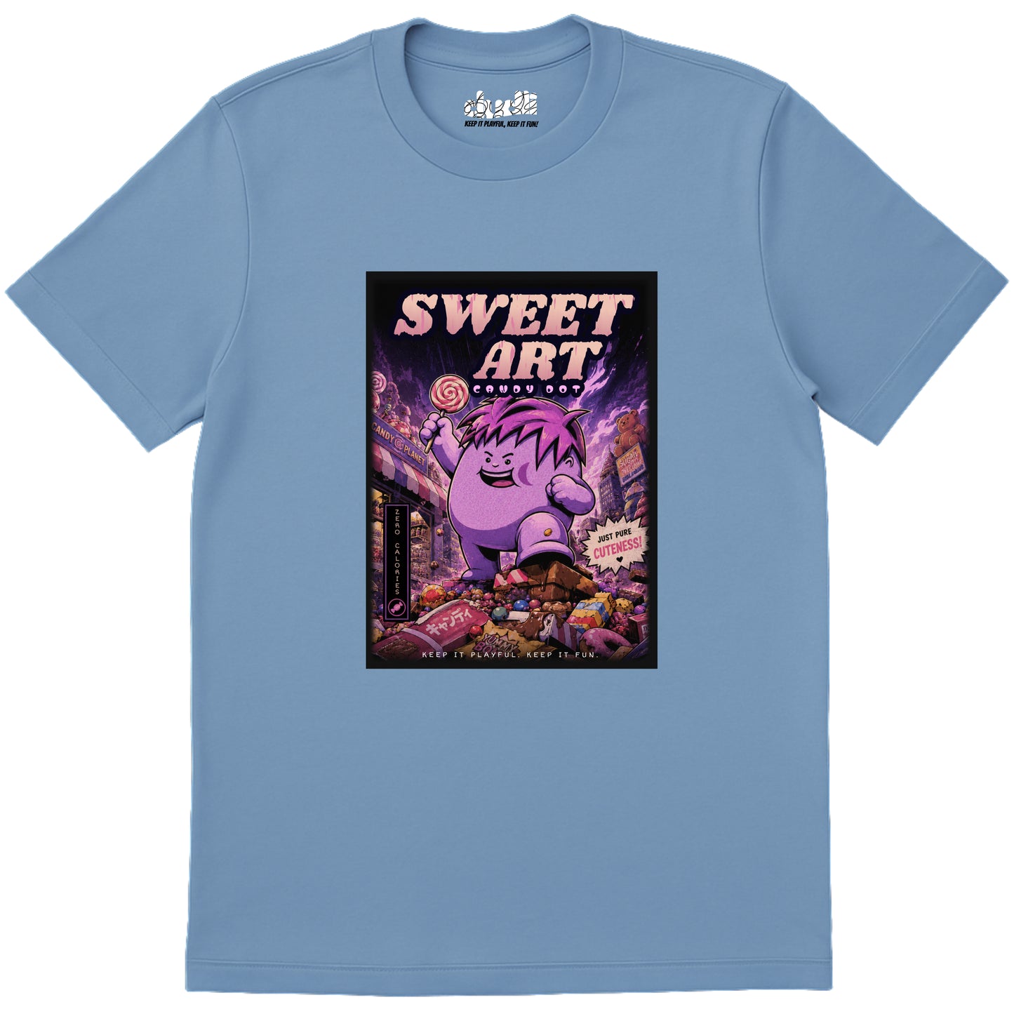Candy Dot Anime - Sky - regular_fit