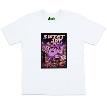 Candy Dot Anime - White oversized_fit