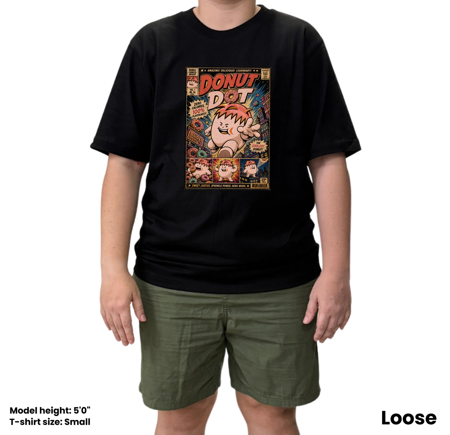 Donut Dot Comics oversized_fit