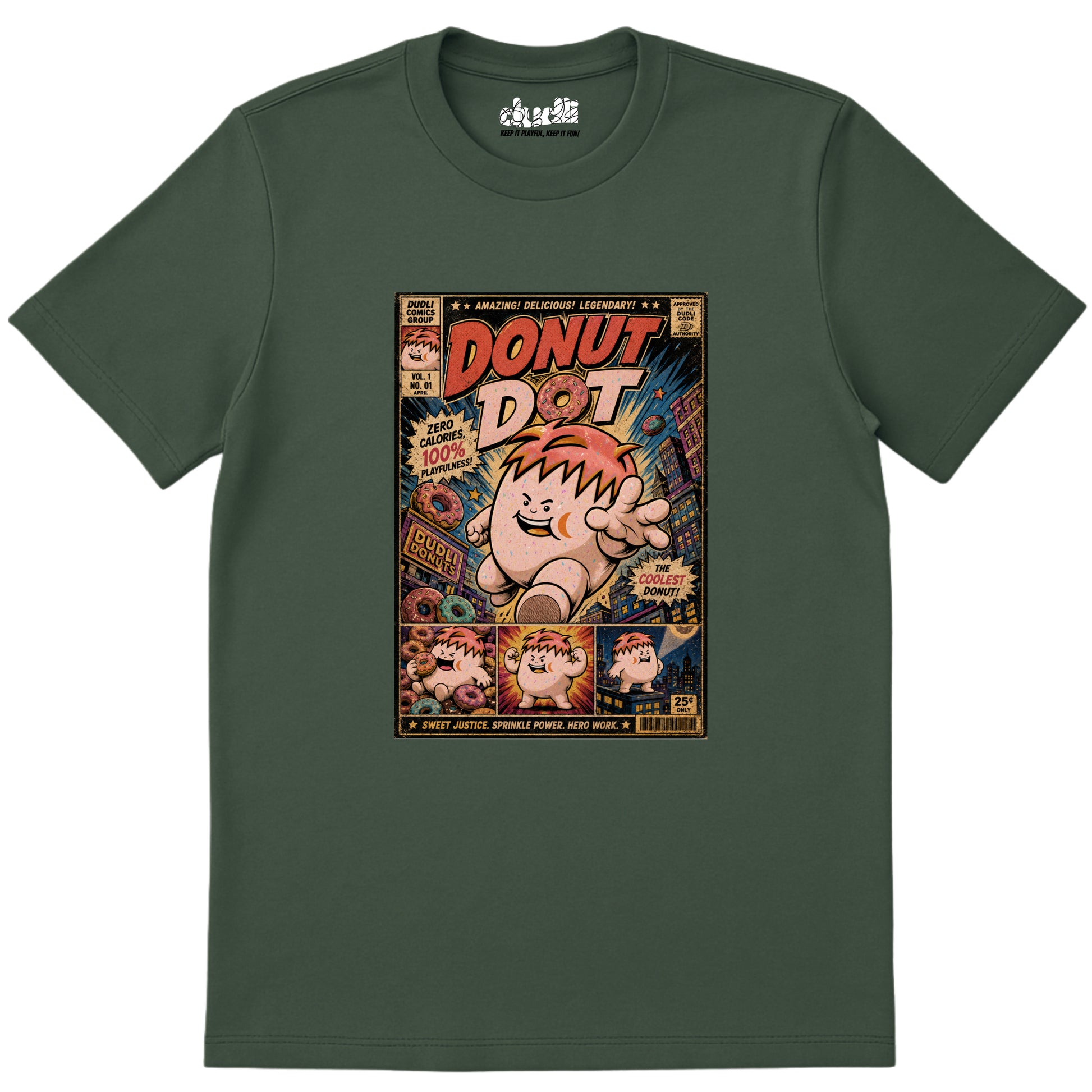 Donut Dot Comics - Moss regular_fit
