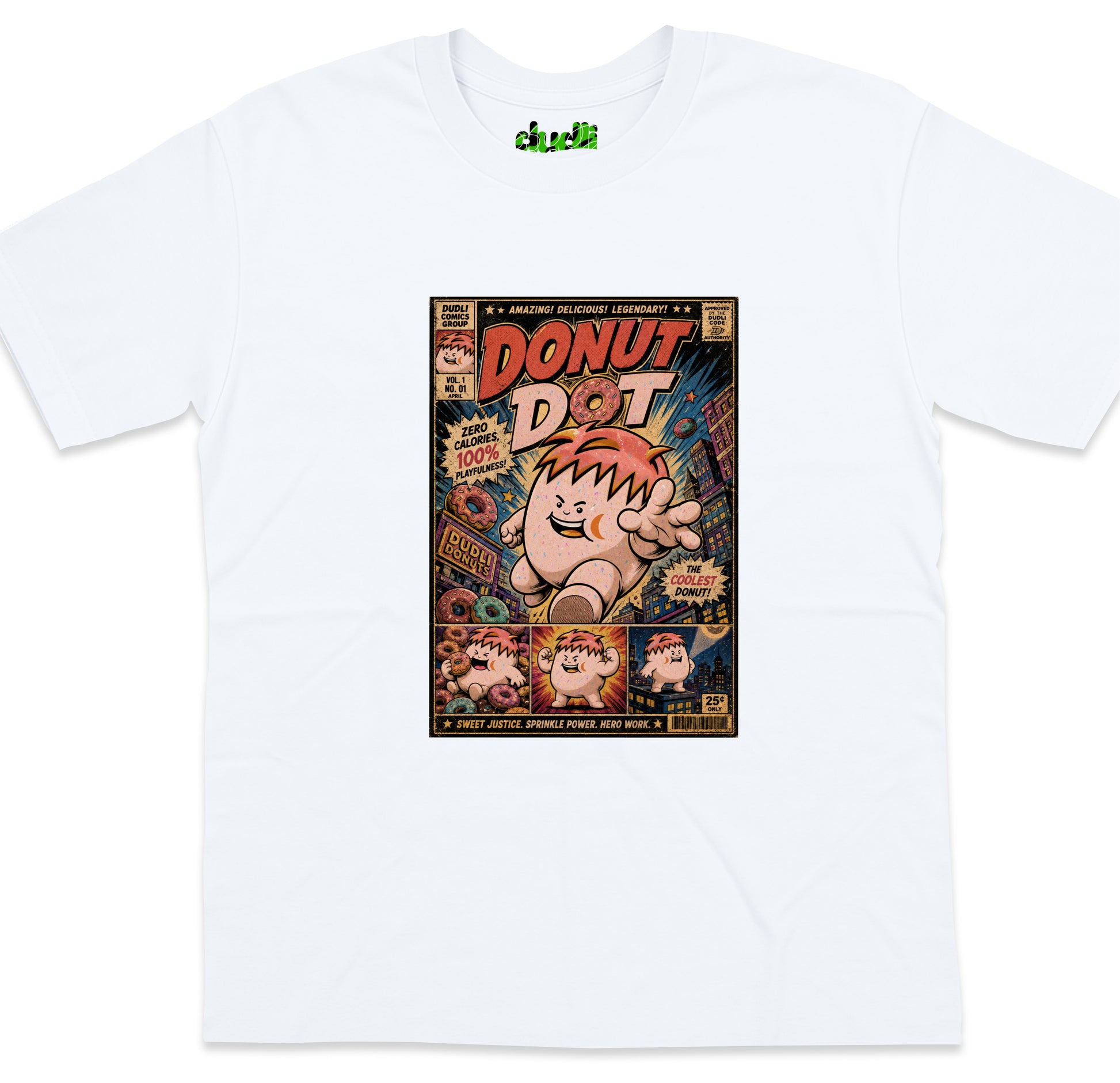 Donut Dot Comics - White oversized_fit
