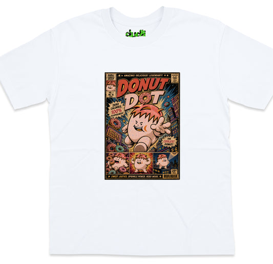 Donut Dot Comics - White oversized_fit