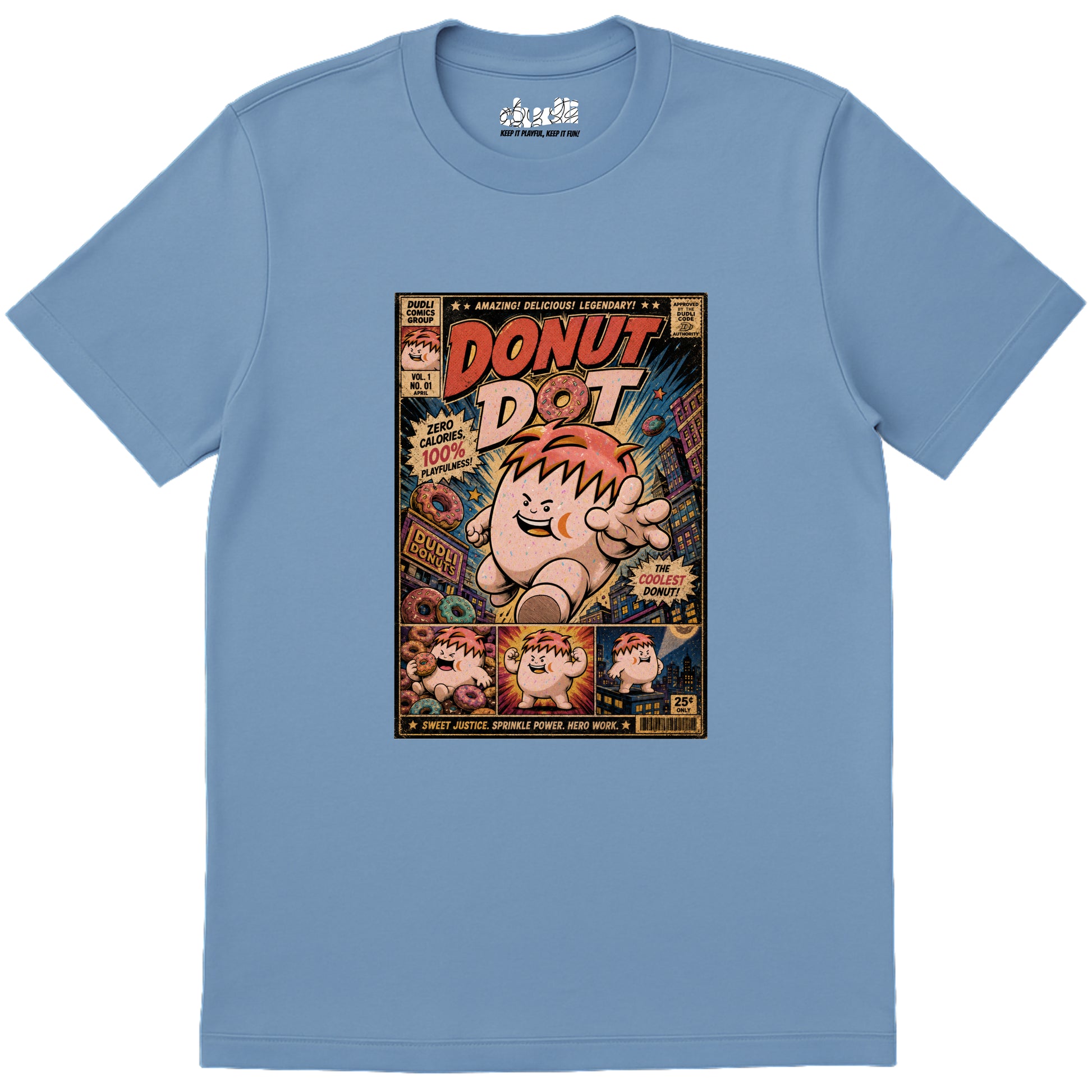 Donut Dot Comics - Sky - regular_fit