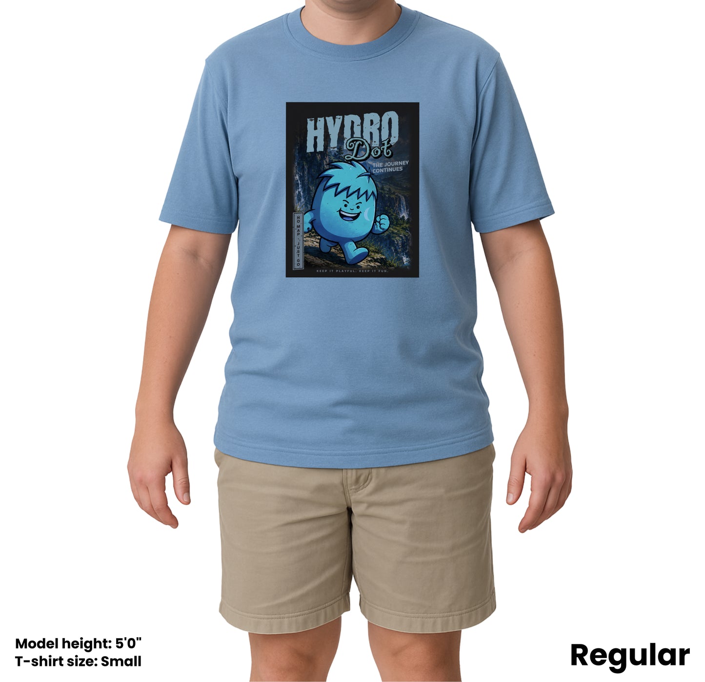 Hydro Dot Anime - Sky - regular_fit