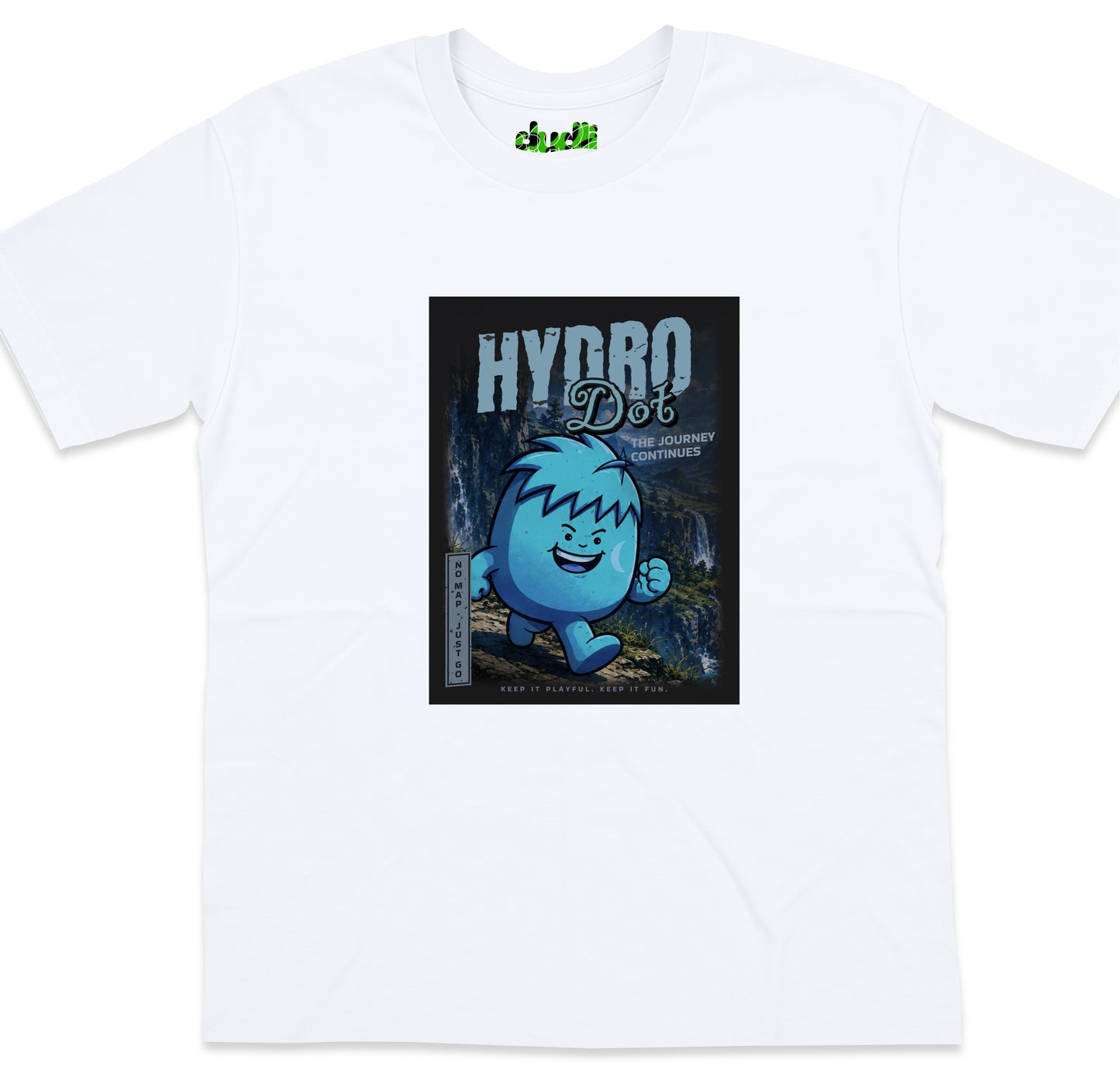 Hydro Dot Anime - White oversized_fit