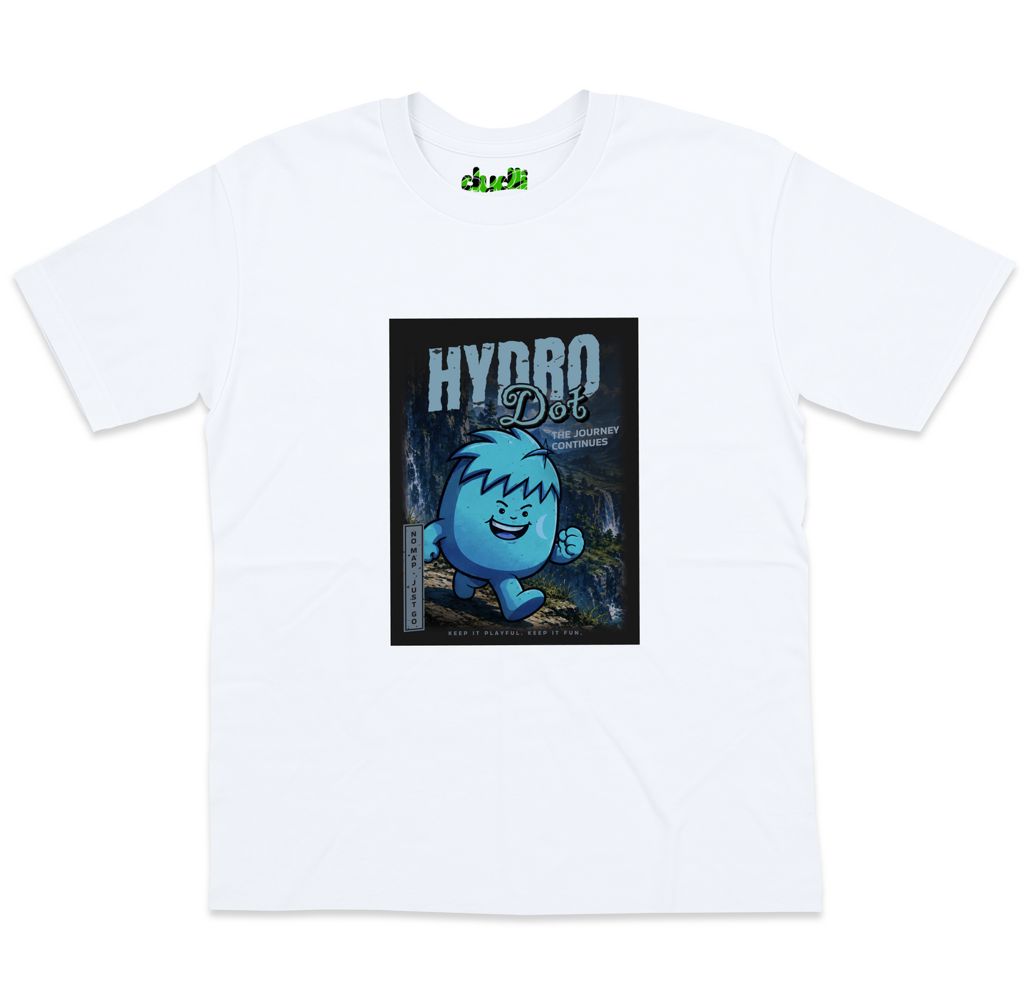 Hydro Dot Anime - White oversized_fit