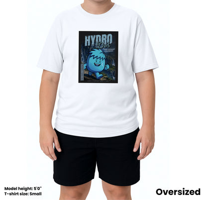Hydro Dot Anime - White oversized_fit