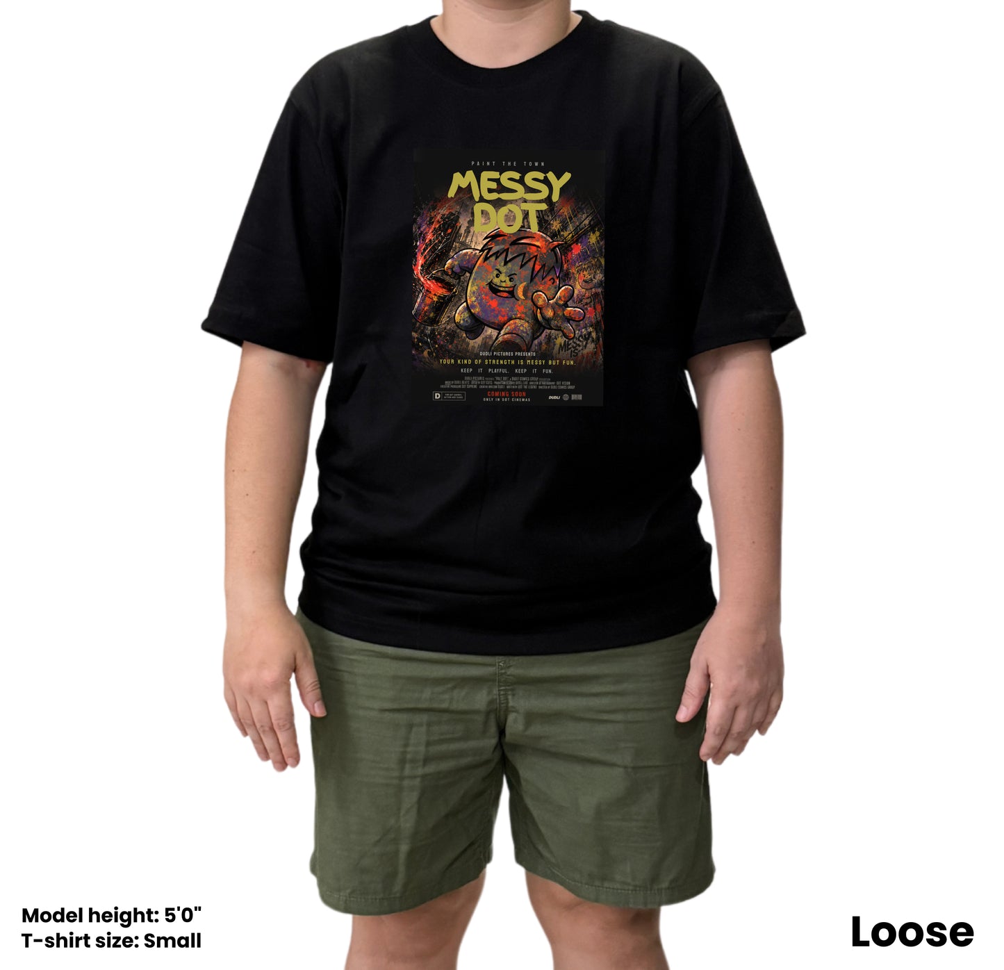 Messy Dot Movie oversized_fit