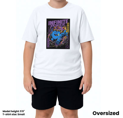 Volt Dot Anime - White oversized_fit