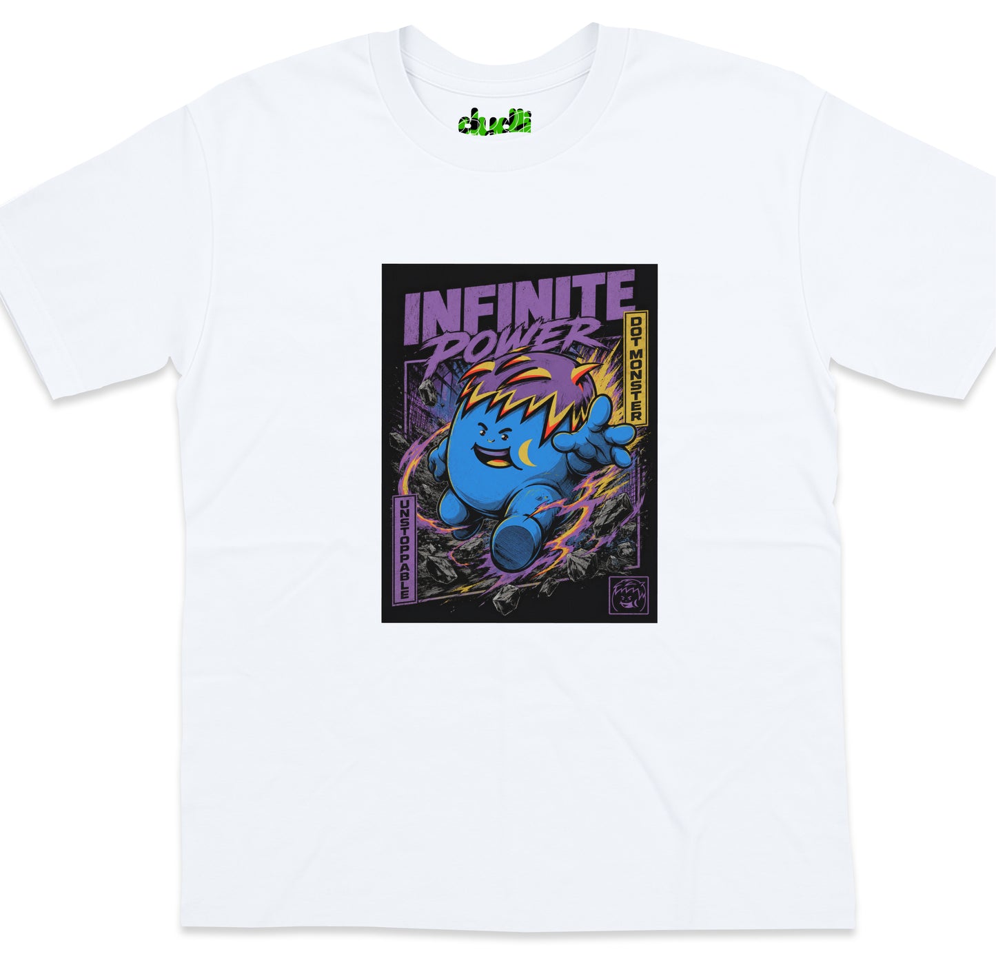 Volt Dot Anime - White oversized_fit
