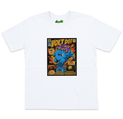 Volt Dot Comics - White oversized_fit