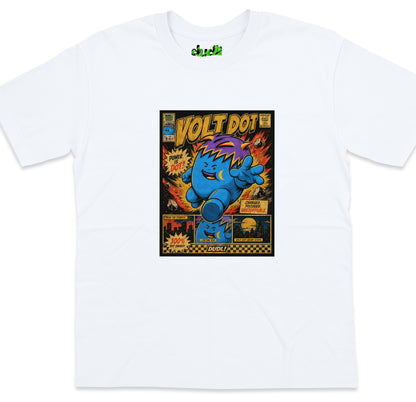 Volt Dot Comics - White oversized_fit