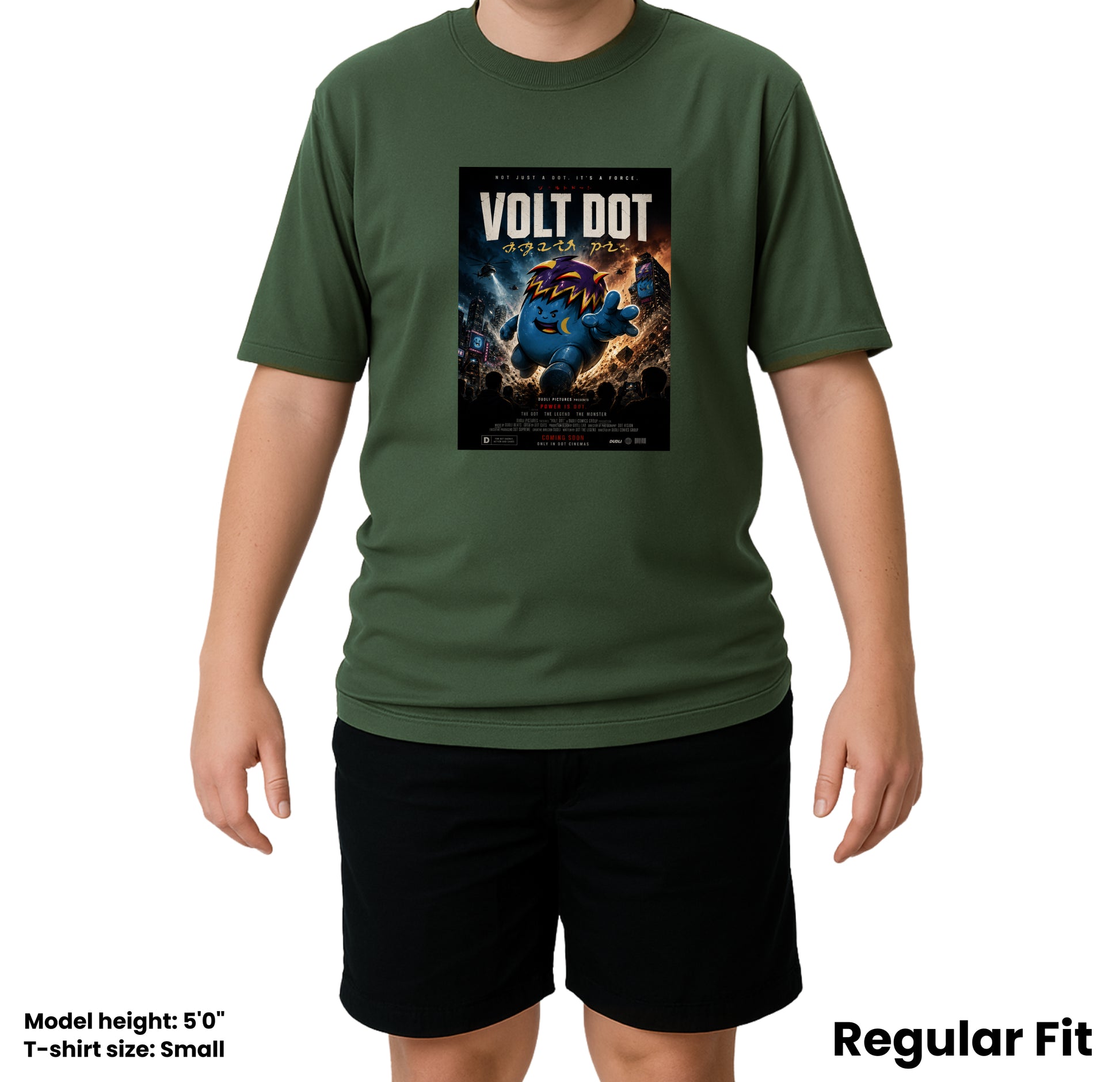 Volt Dot Movie - Moss regular_fit