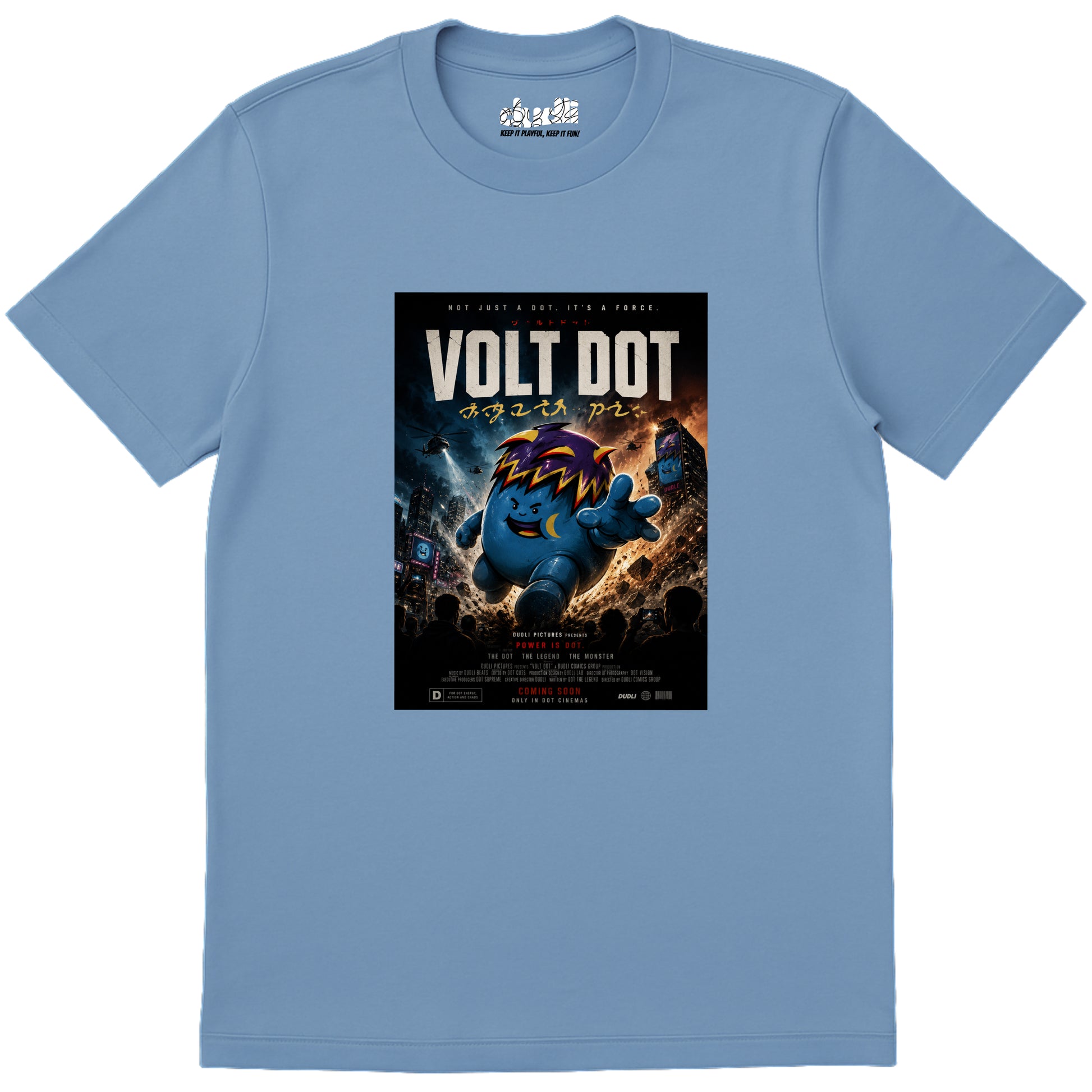 Volt Dot Movie - Sky - regular_fit
