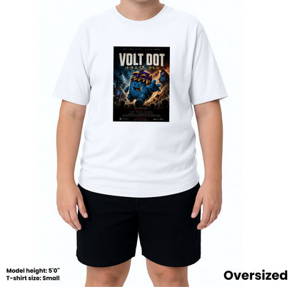 Volt Dot Movie - White oversized_fit