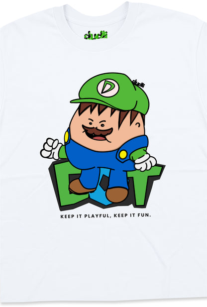 Dudli Playful Graphic T-shirts | Bro Dot (Dot Lab) - White - product_card