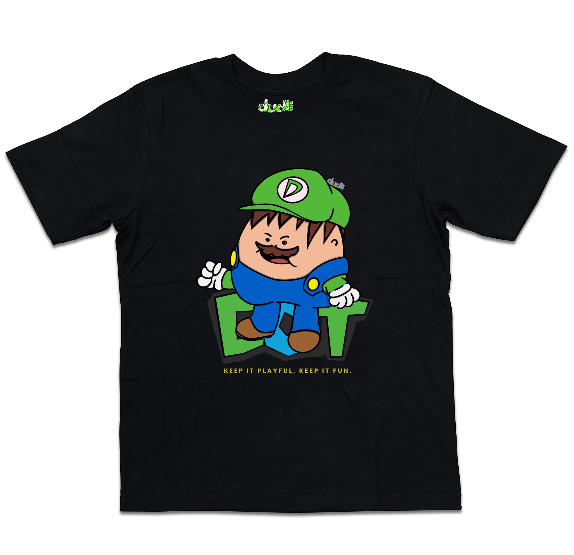 Dudli Playful Graphic Tshirts - Dot Lab Bro Dot - oversized_fit