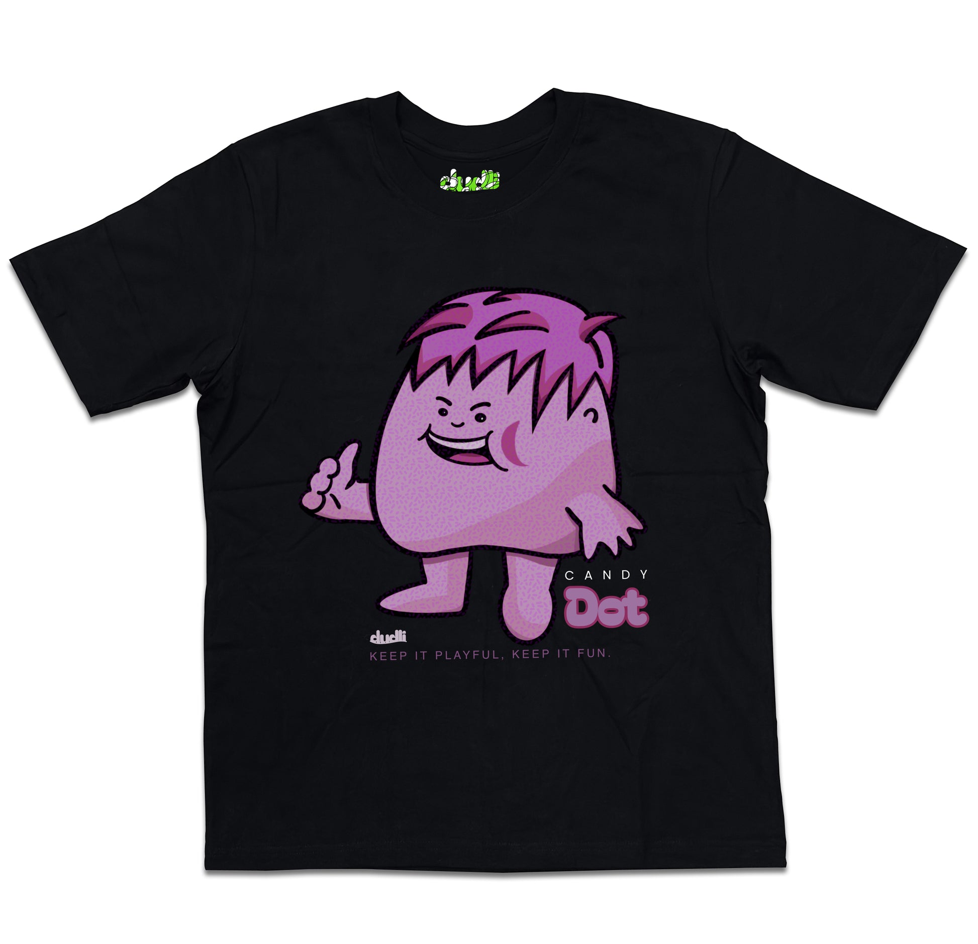 Dudli Playful Graphic Tshirts - Candy Dot - Dot Lab - oversized_fit