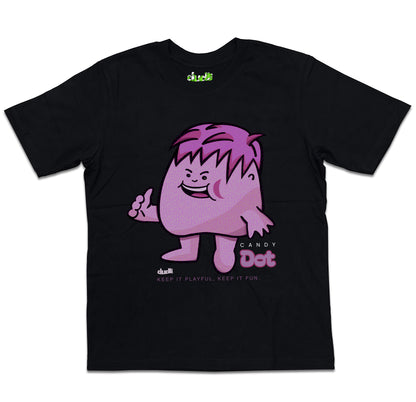 Dudli Playful Graphic Tshirts - Candy Dot - Dot Lab - oversized_fit