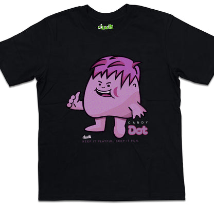 Dudli Playful Graphic Tshirts - Candy Dot - Dot Lab - oversized_fit