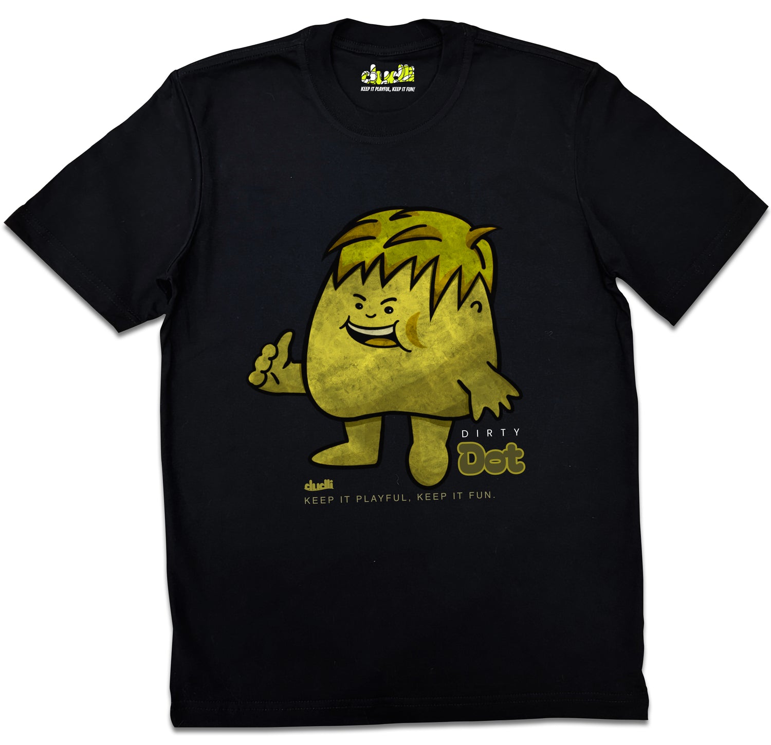 Dudli Playful Graphic Tshirts - Dirty Dot - Dot Lab - regular_fit