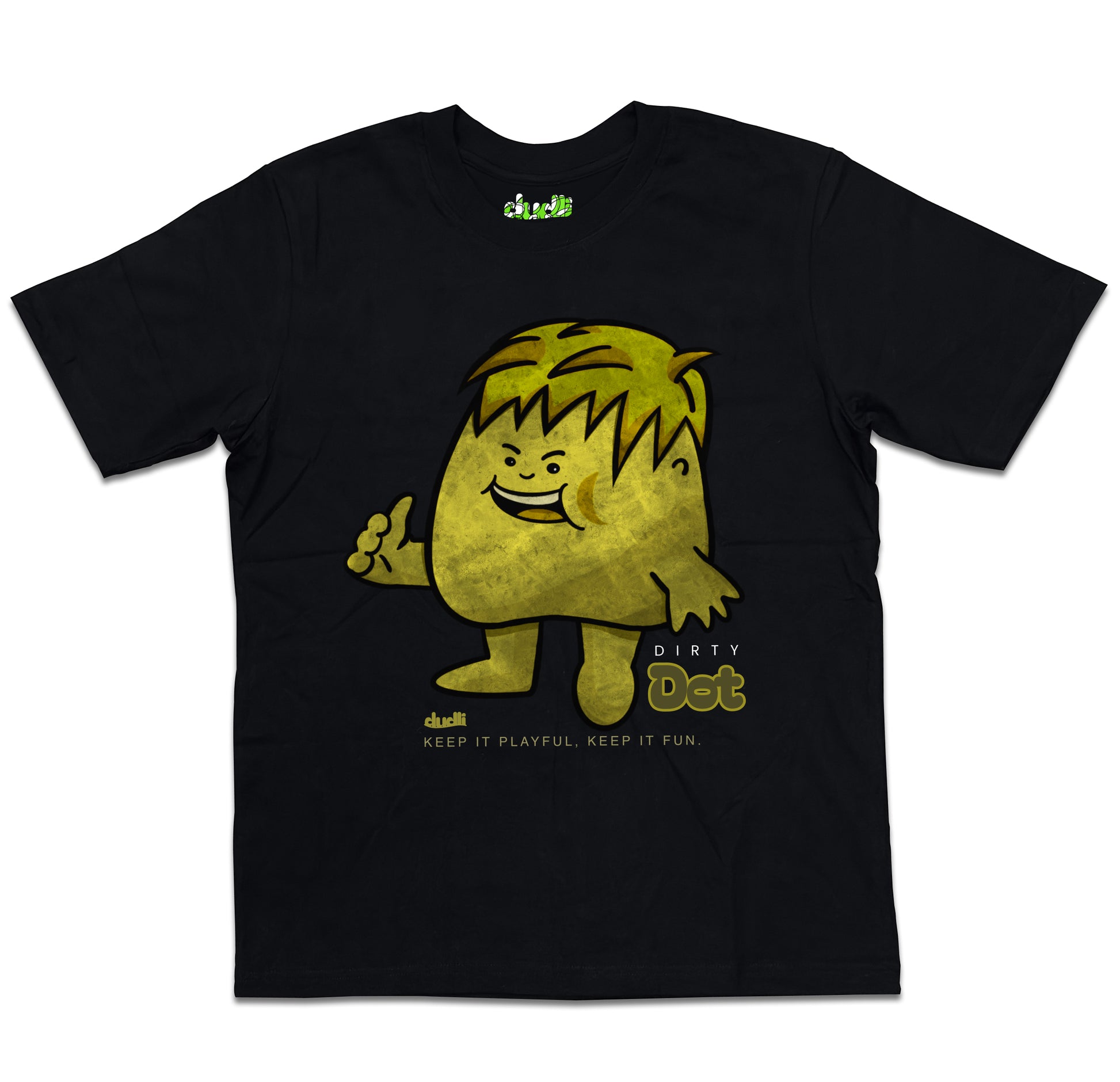 Dudli Playful Graphic Tshirts - Dirty Dot - Dot Lab - oversized_fit