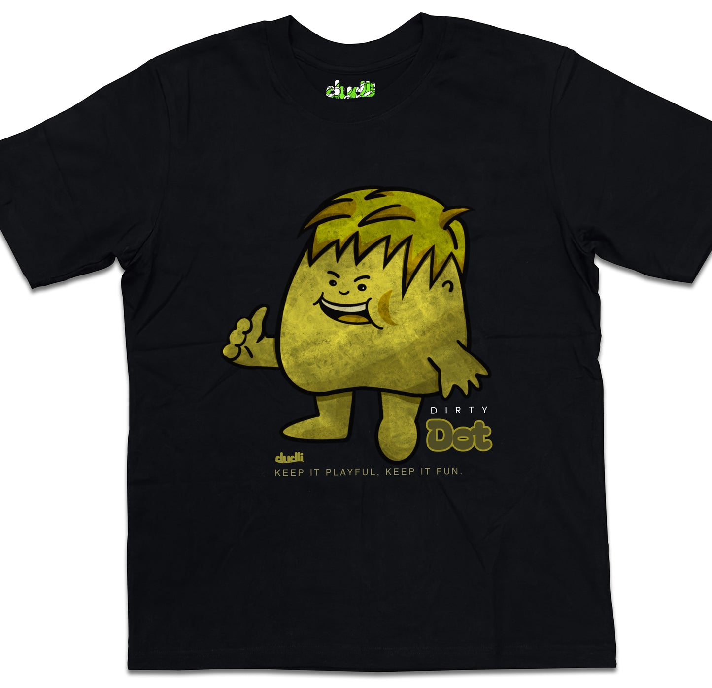 Dudli Playful Graphic Tshirts - Dirty Dot - Dot Lab - oversized_fit