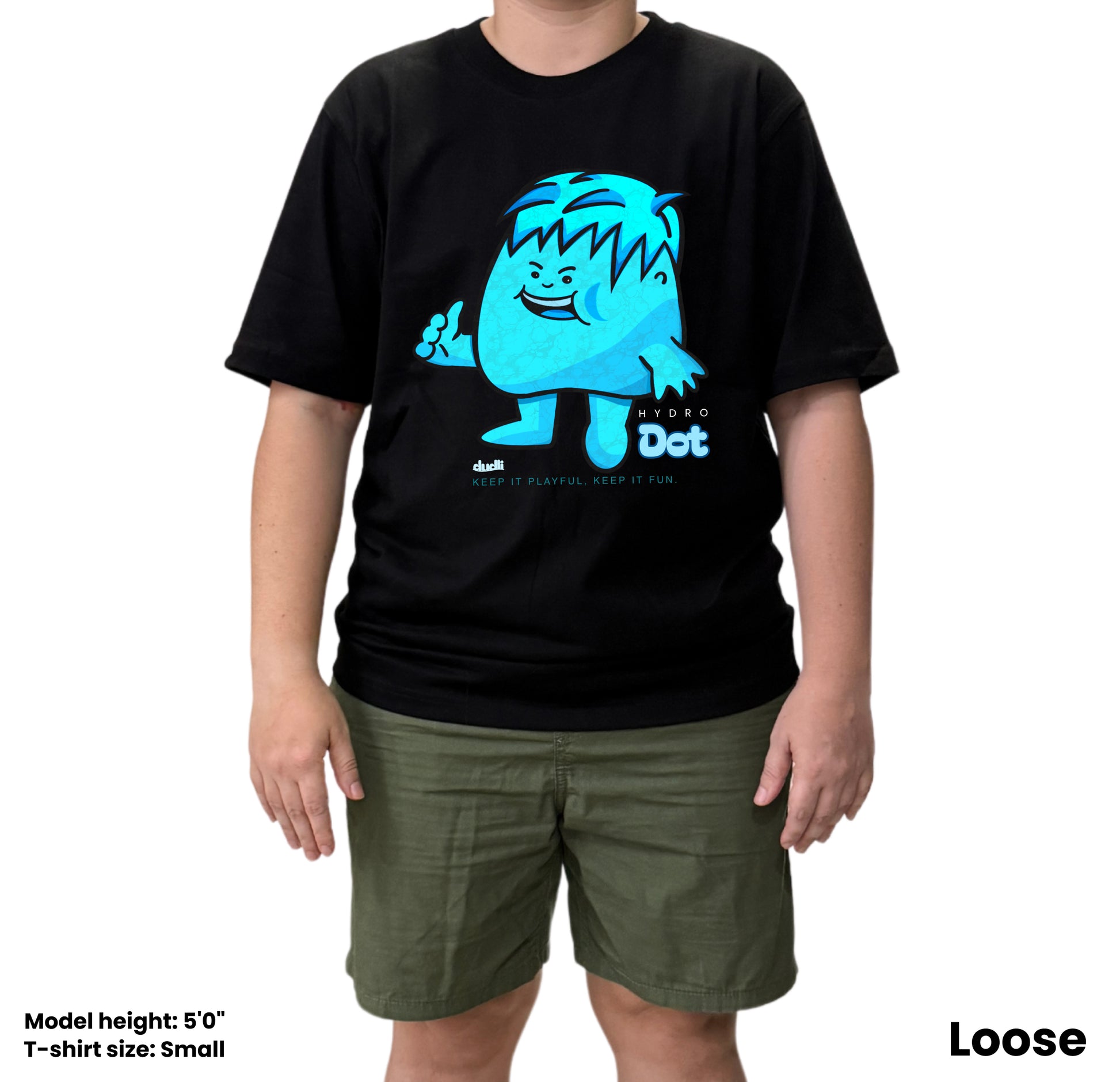 Dudli Playful Graphic Tshirts - Hydro Dot - Dot Lab - oversized_fit