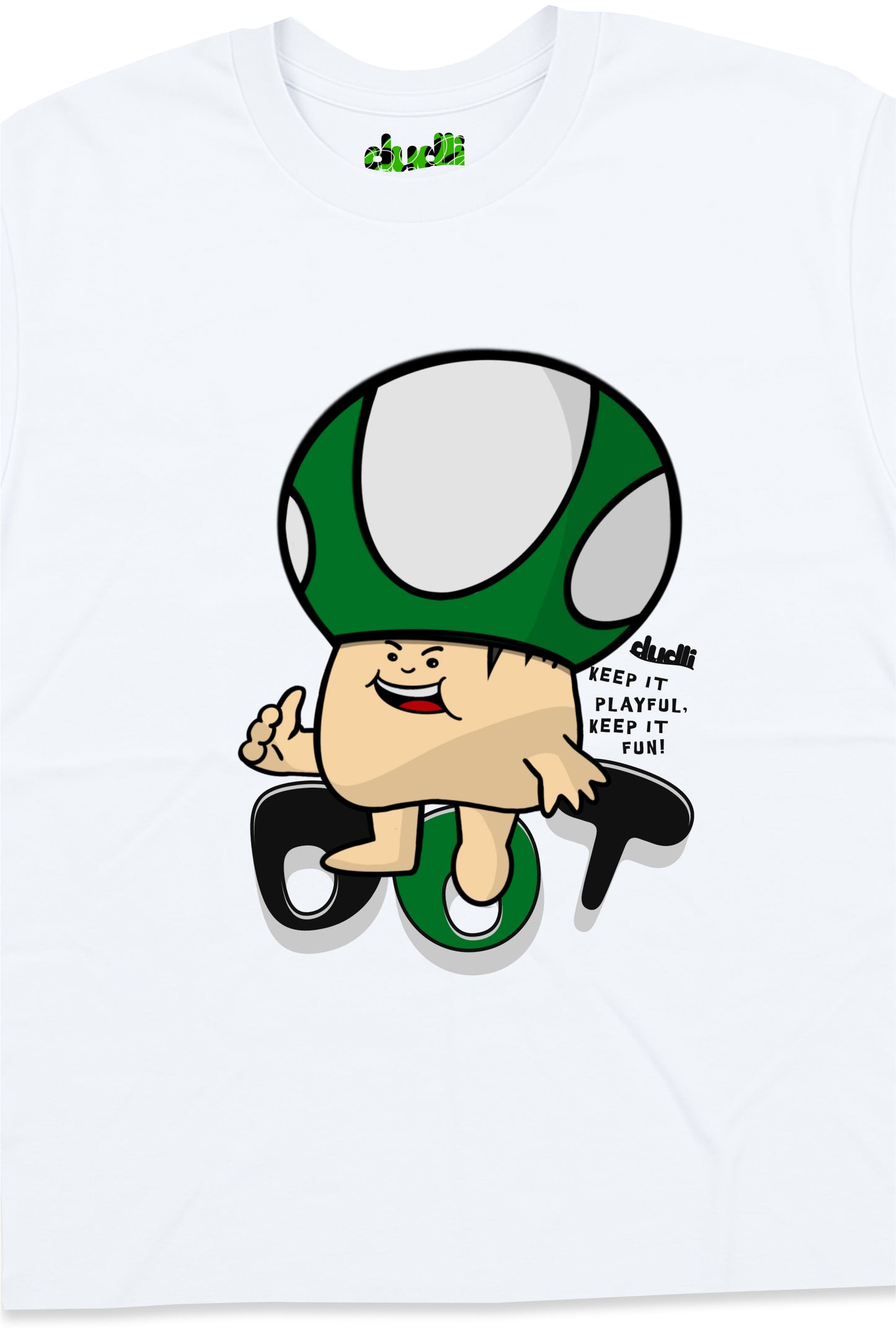 Dudli Playful Graphic T-shirts | Mush Dot - GO! (Dot Lab) - product_card