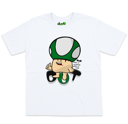 Dudli Playful Graphic T-shirts | Mush Dot - GO! (Dot Lab) - oversized_fit