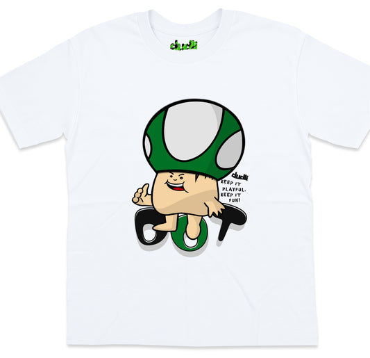 Dudli Playful Graphic T-shirts | Mush Dot - GO! (Dot Lab) - oversized_fit