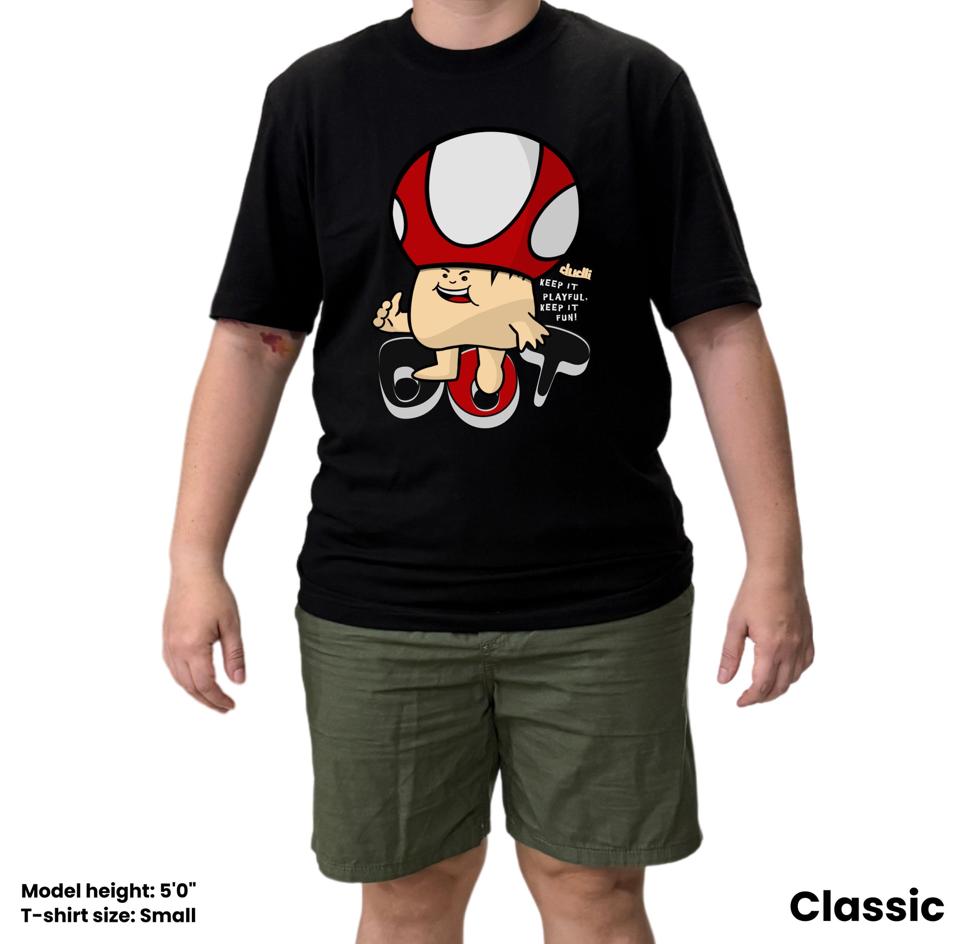 Dudli Playful Graphic Tshirts - Dot Lab Mush Dot - regular_fit