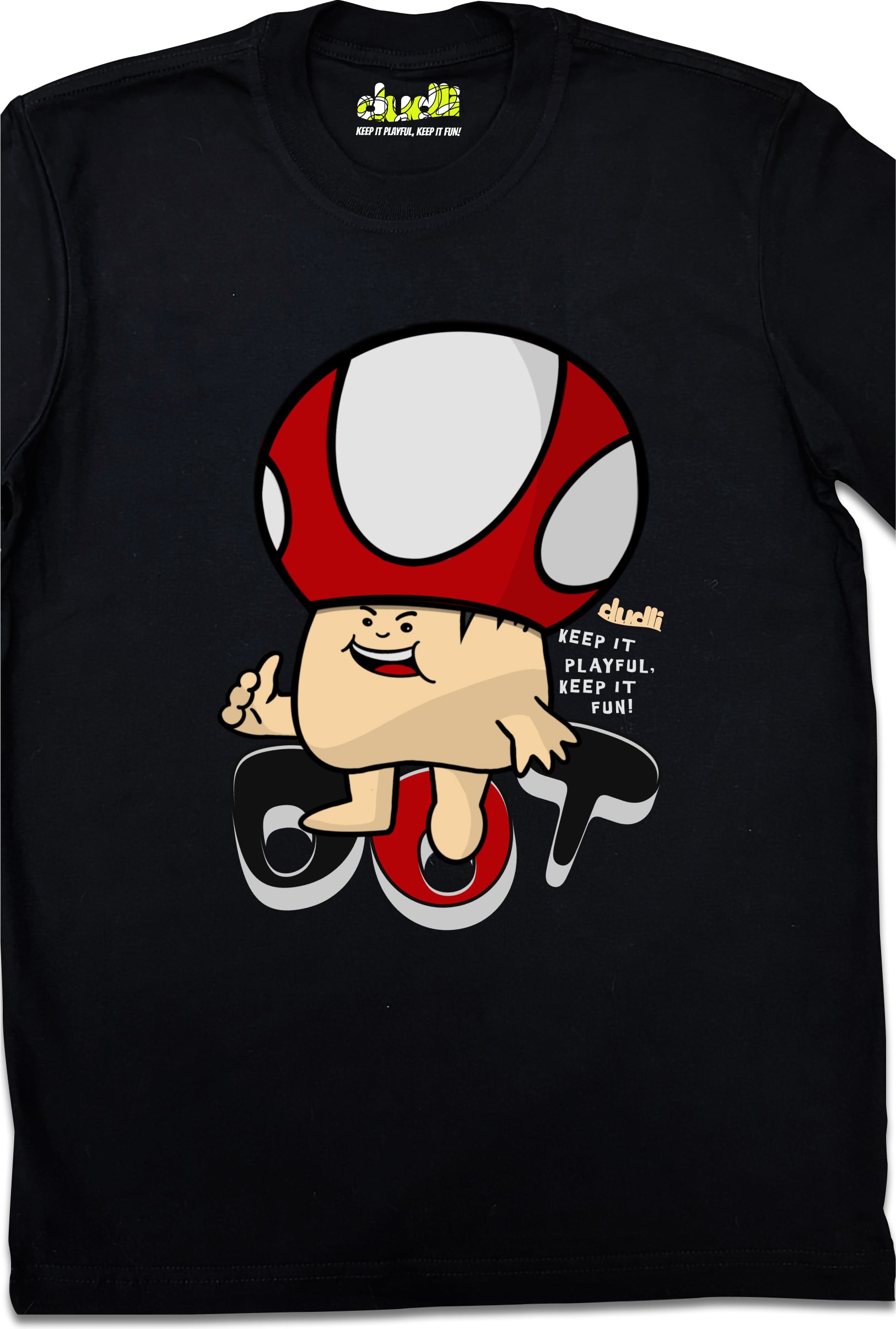 Dudli Playful Graphic Tshirts - Dot Lab Mush Dot - product_card