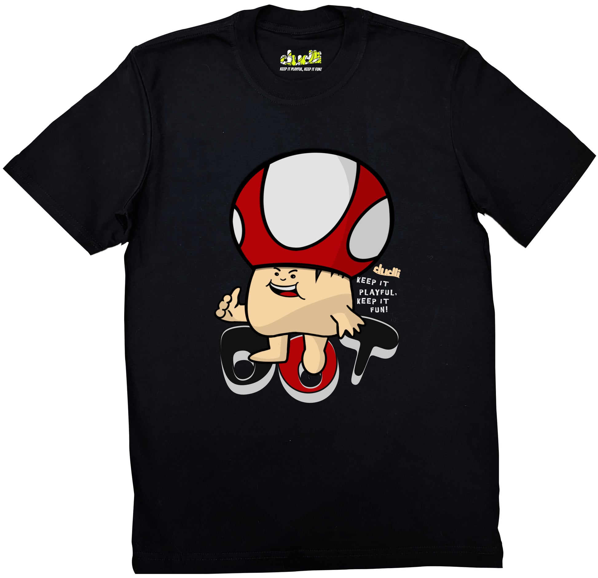 Dudli Playful Graphic Tshirts - Dot Lab Mush Dot - regular_fit
