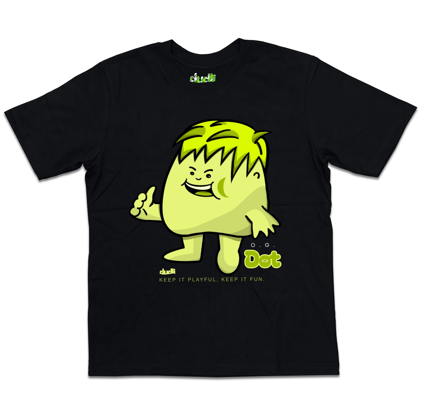 Dudli Playful Graphic Tshirts - OG Dot - Dot Lab - oversized_fit