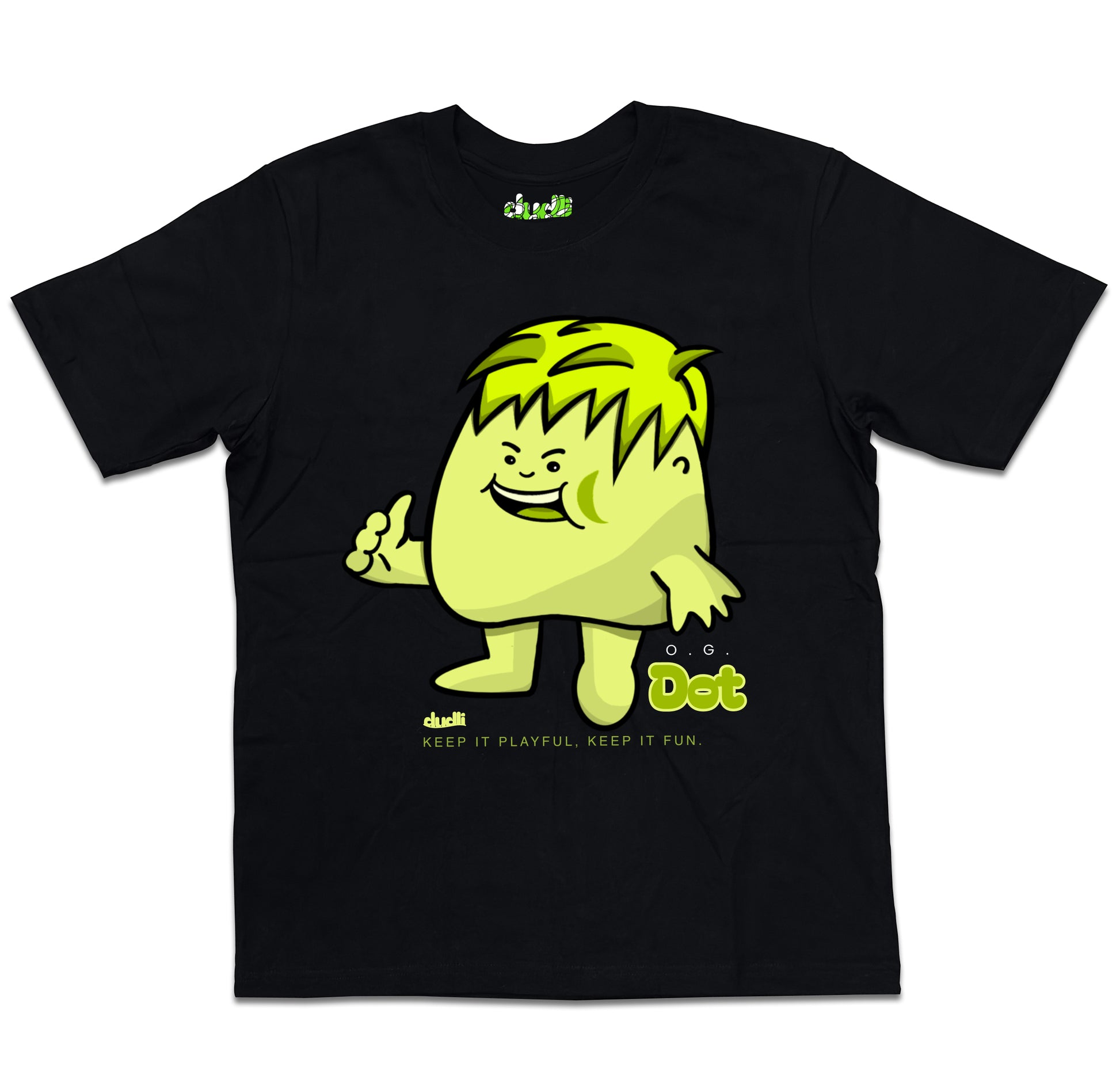 Dudli Playful Graphic Tshirts - OG Dot - Dot Lab - oversized_fit