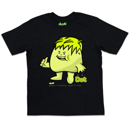 Dudli Playful Graphic Tshirts - OG Dot - Dot Lab - oversized_fit