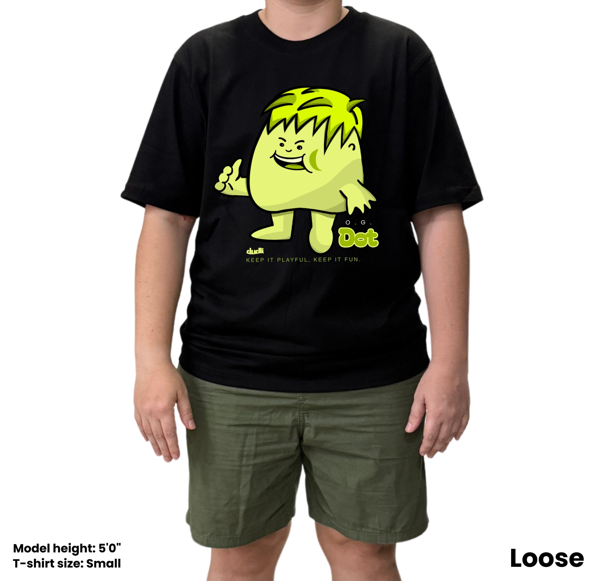 Dudli Playful Graphic Tshirts - OG Dot - Dot Lab - oversized_fit