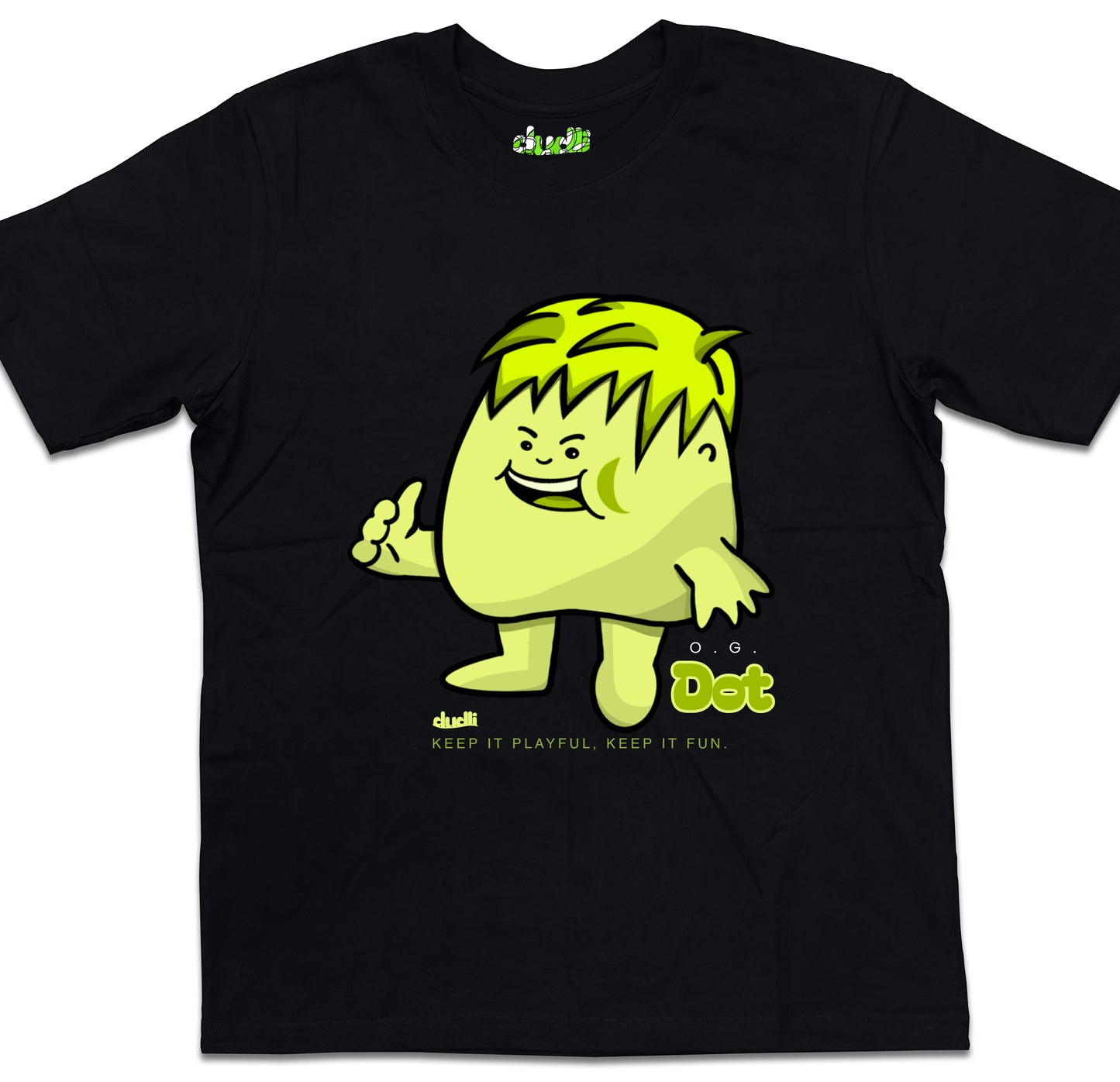 Dudli Playful Graphic Tshirts - OG Dot - Dot Lab - oversized_fit