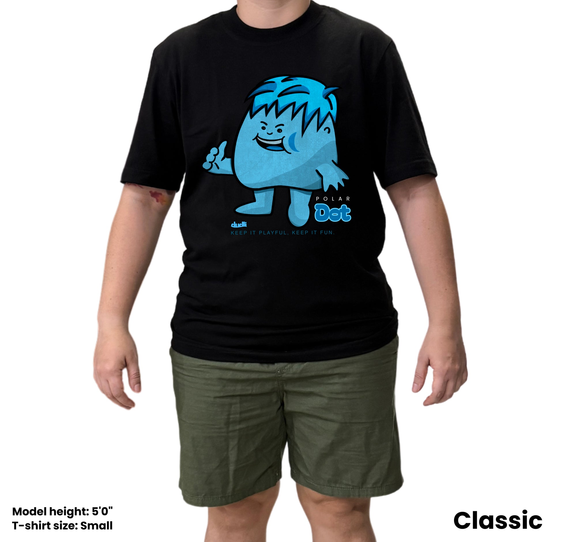 Dudli Playful Graphic Tshirts - Polar Dot - Dot Lab - regular_fit