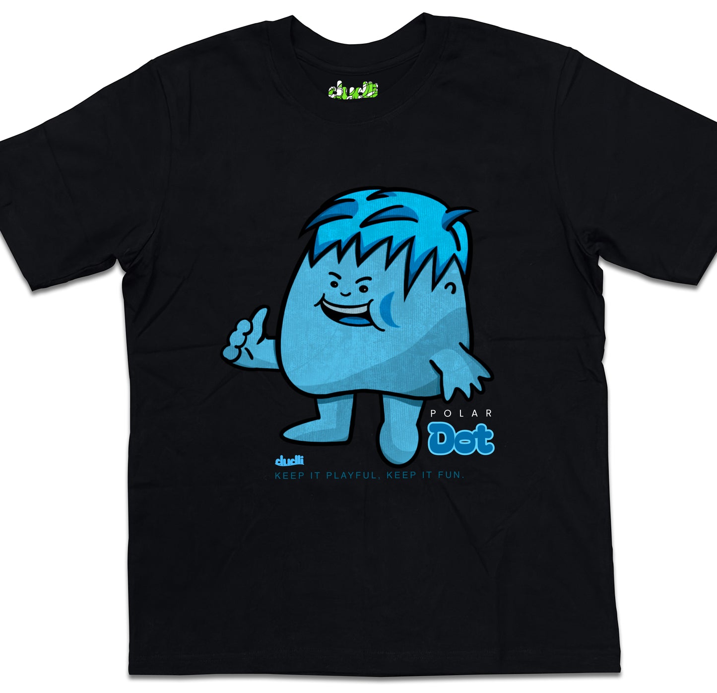 Dudli Playful Graphic Tshirts - Polar Dot - Dot Lab - oversized_fit