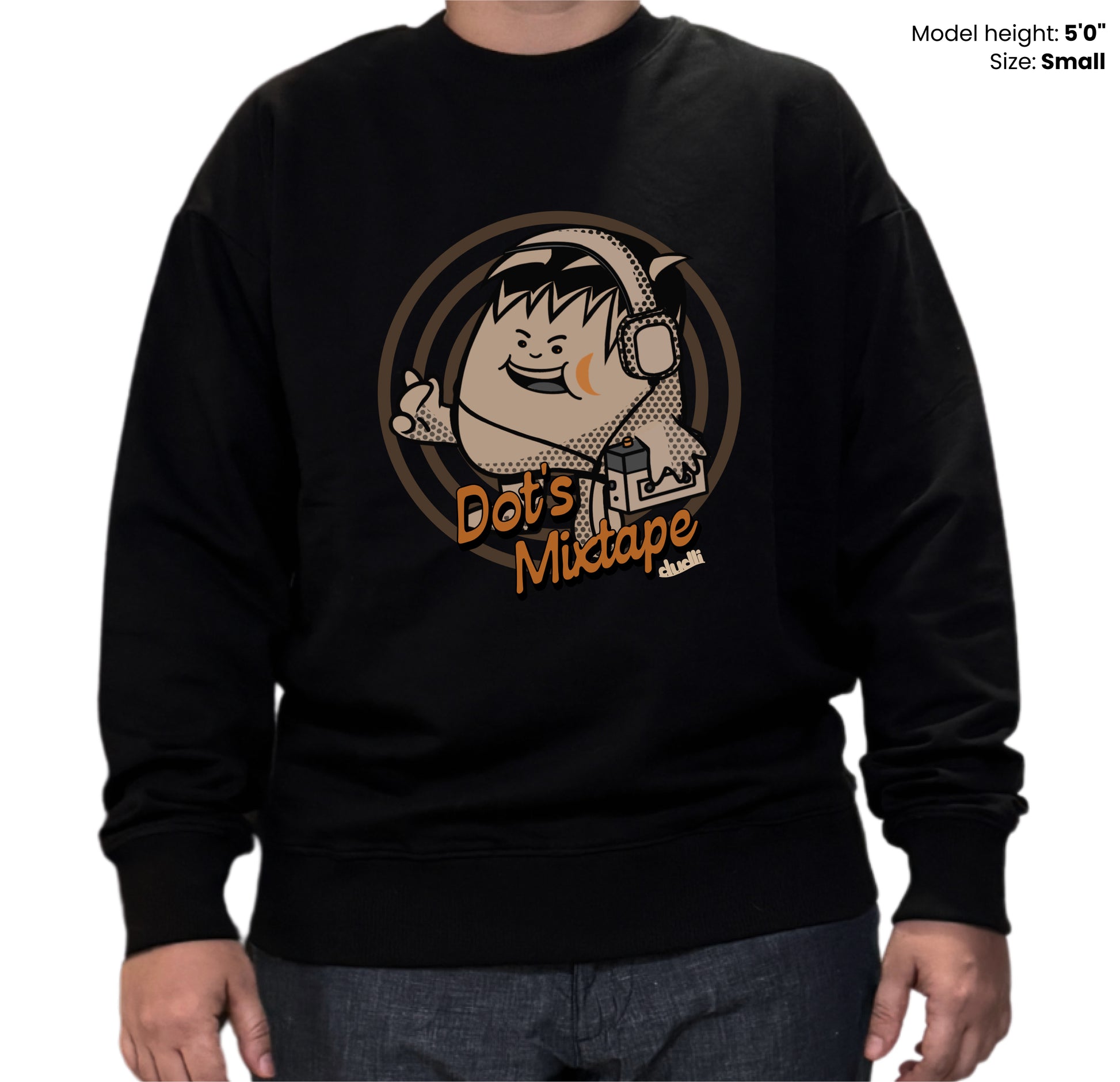 Dudli Graphic Sweatshirt - Dot's Mixtape - Burnt Stereo