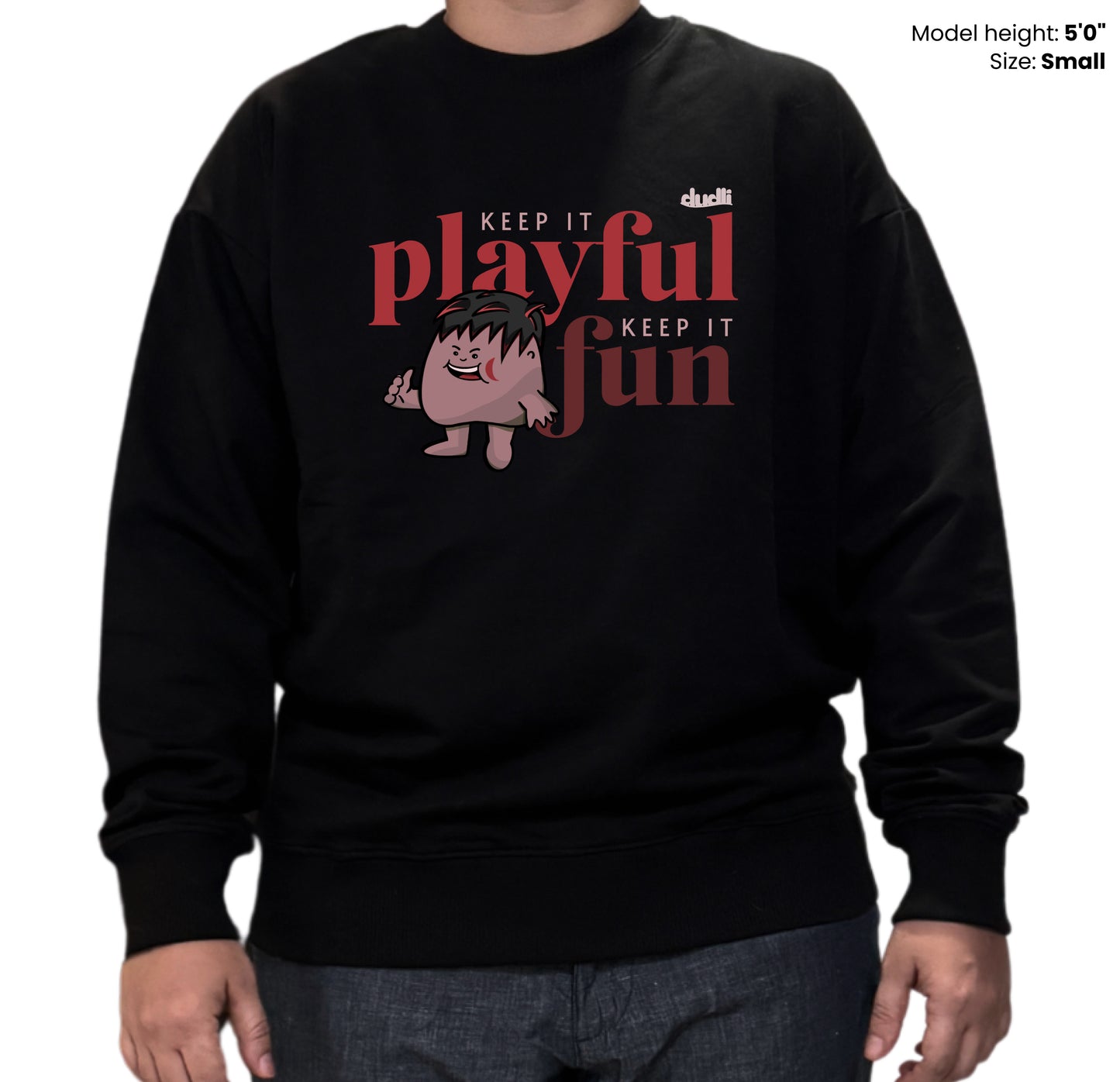 Dudli Graphic Sweatshirt KIPKIF - Spiced Berr