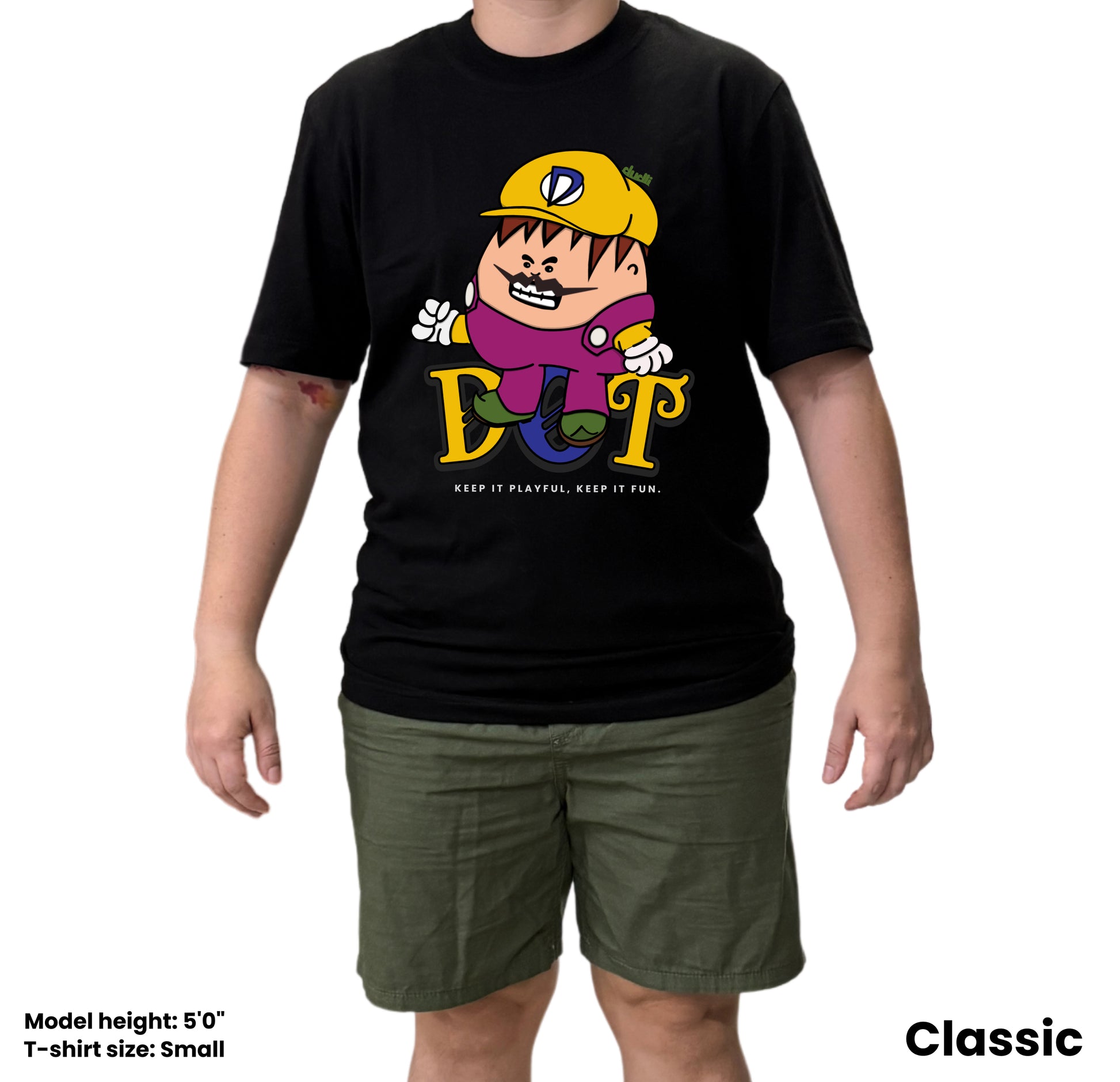 Dudli Playful Graphic Tshirts - Dot Lab War Dot - regular_fit
